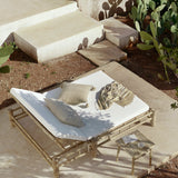 double sun lounger in bamboo by Tine K home