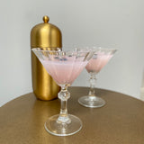 vintage cocktail glasses