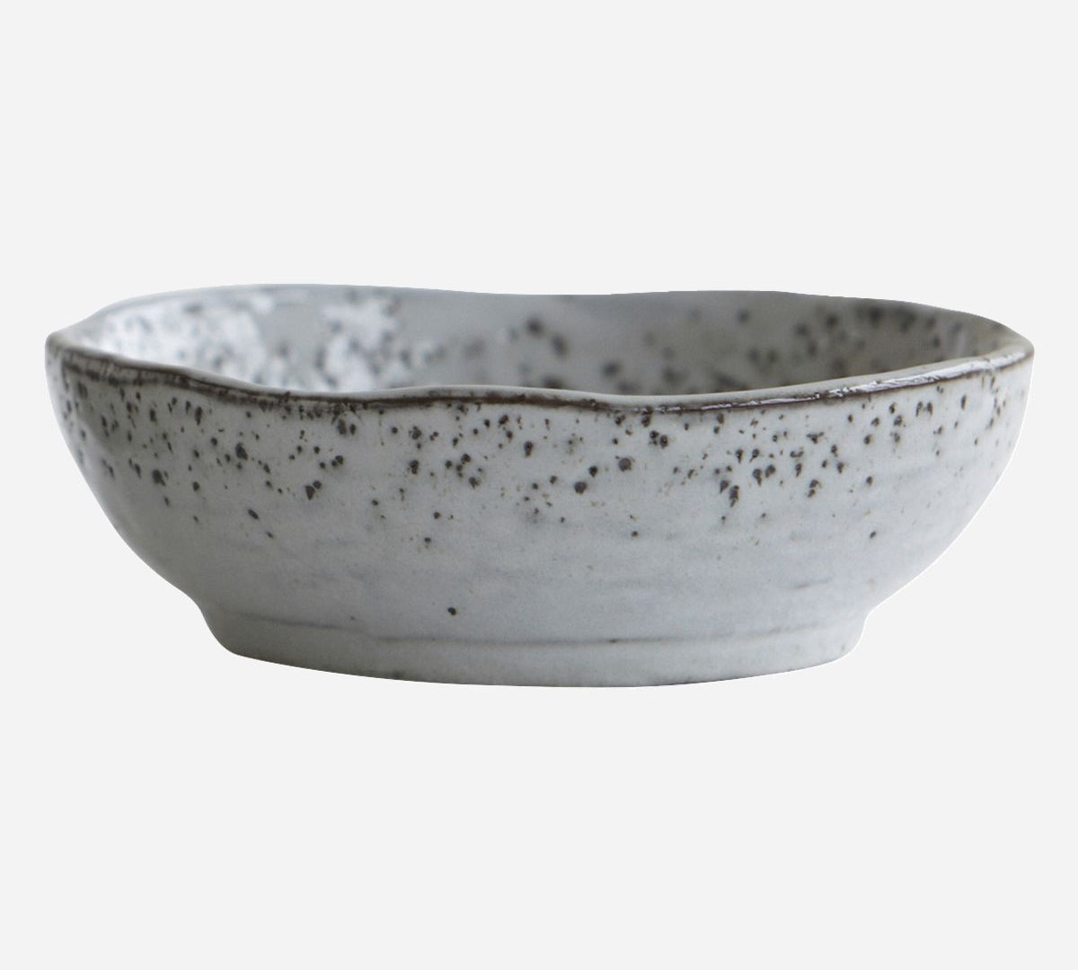 grey stoneware bowl rustic
