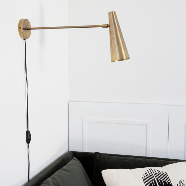 Precise wall lamp long arm