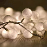 Pompom fairy lights