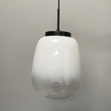 white glass pendant light 