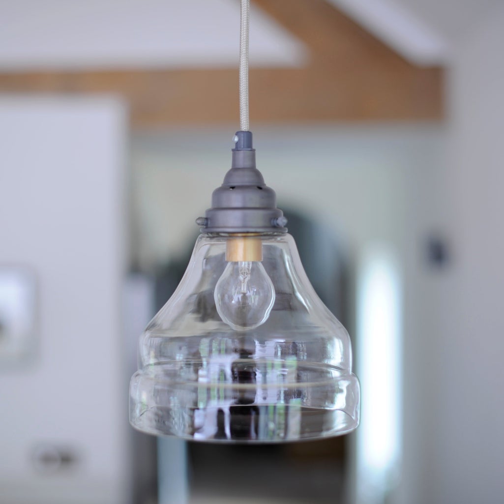 glass pendant light